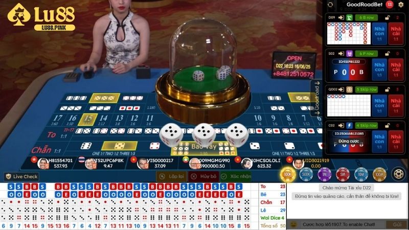 Luật chơi Sicbo Lu88 chuẩn chỉnh cho tân binh